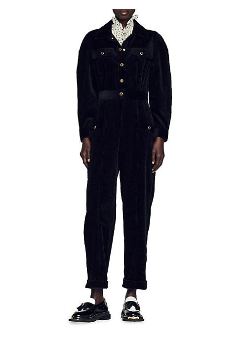 Chic Corduroy Jumpsuit