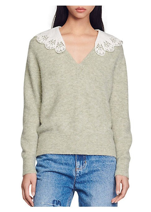 Embroidered Cozy Sweater
