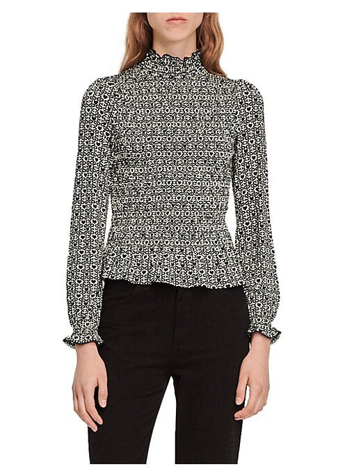 Heart Ruffle Top