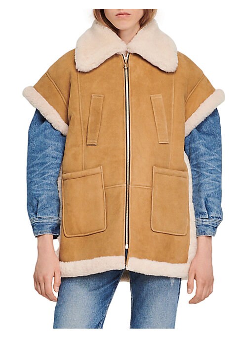 Cozy Utility Shearling Vest