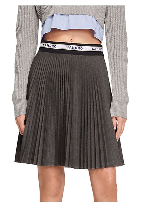 Pleated Mini Skirt