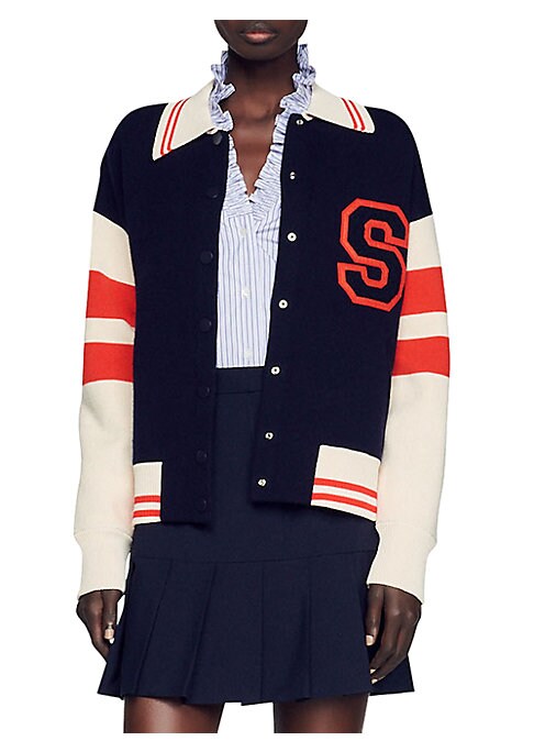 Chic Varsity Cardigan
