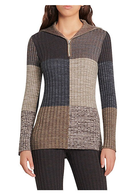 Chic Colorblock Knit Top