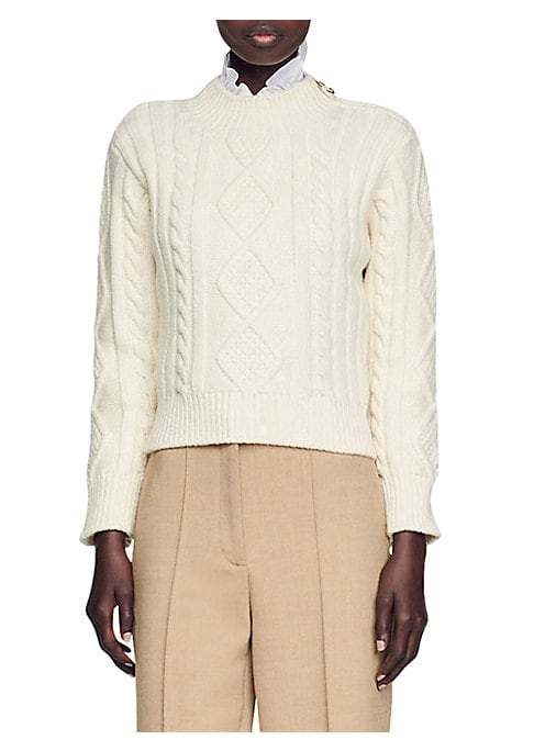 Chunky Knit Mock Sweater