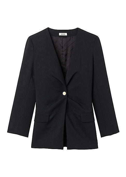 Chic Lapelless Blazer