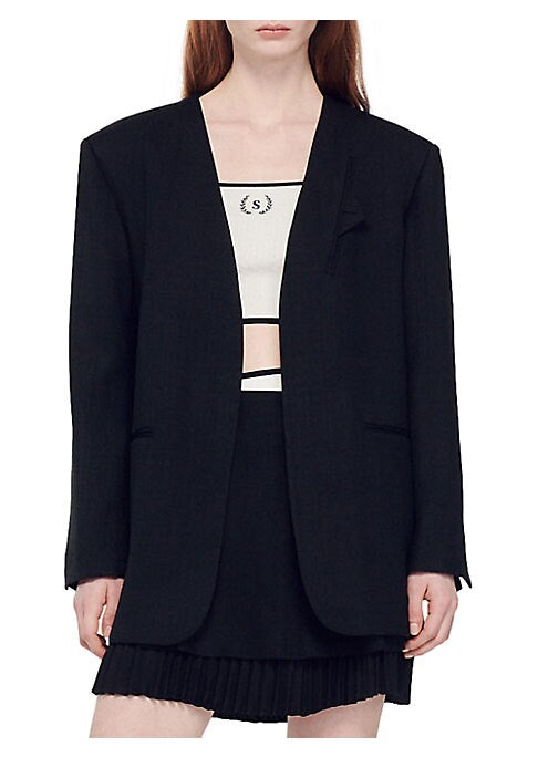 Sleek Shawl Blazer