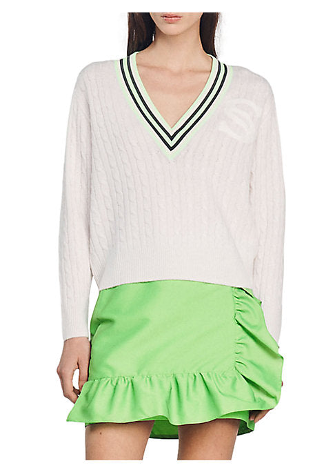 Varsity Knit Sweater