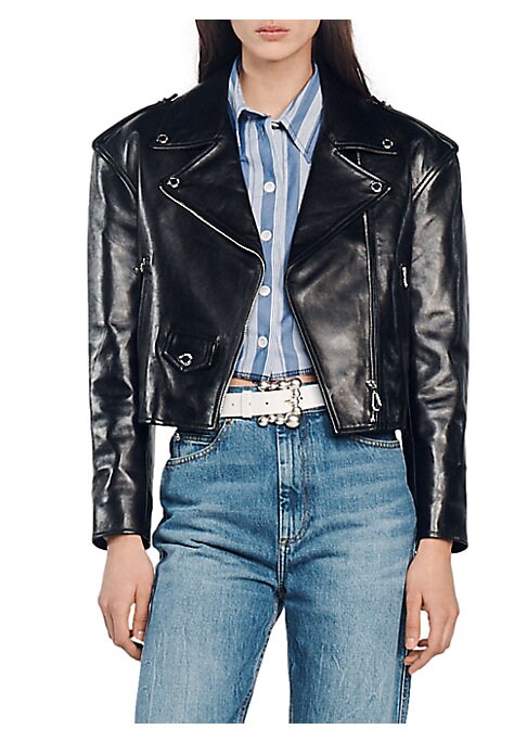 Asymmetric Luxe Leather Jacket