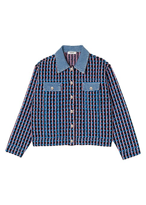 Chic Checked Jacket Coat