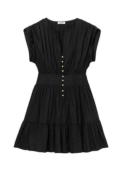 Chic Ruffle V-Dress