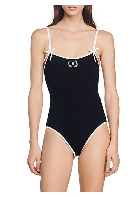 Cozy Bow-Accent Bodysuit