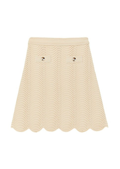 Recycled Fancy Knit Skirt