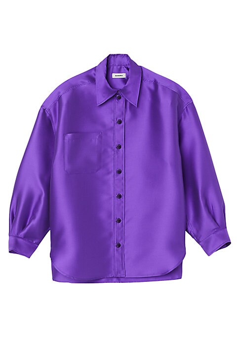 Silky Oversized Top