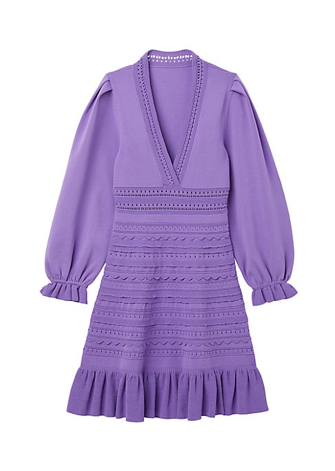 Ruffled Knit Dress Delight