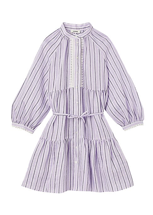 Ruffled Stripe Dress