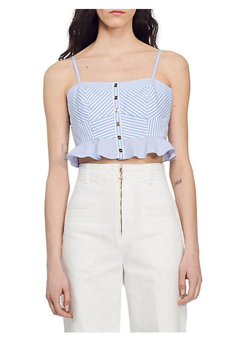 Chic Cut-Out Crop Top