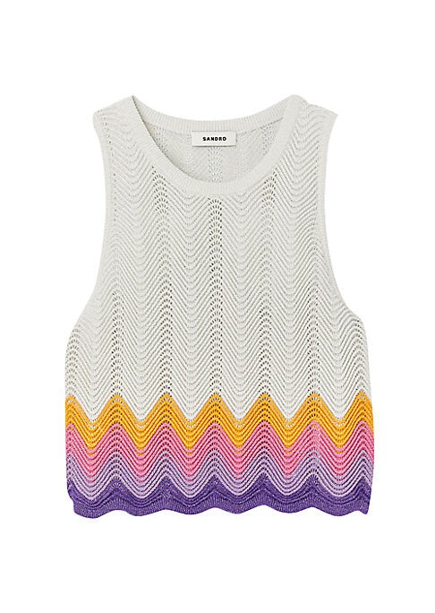 Wavescape Knit Tank