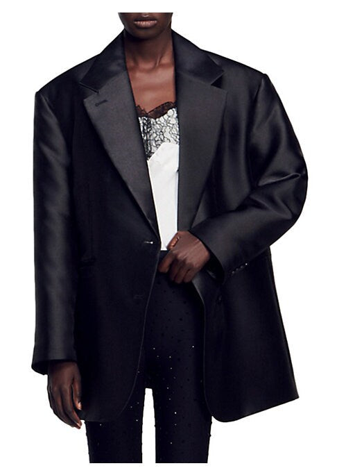 Chic Tailored Oversized Jacket