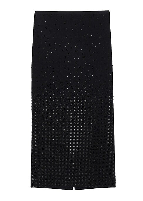 Sparkle Stretch Midi Skirt