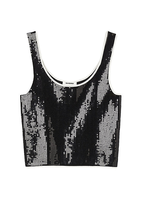 Sparkle Knit Bralette Top