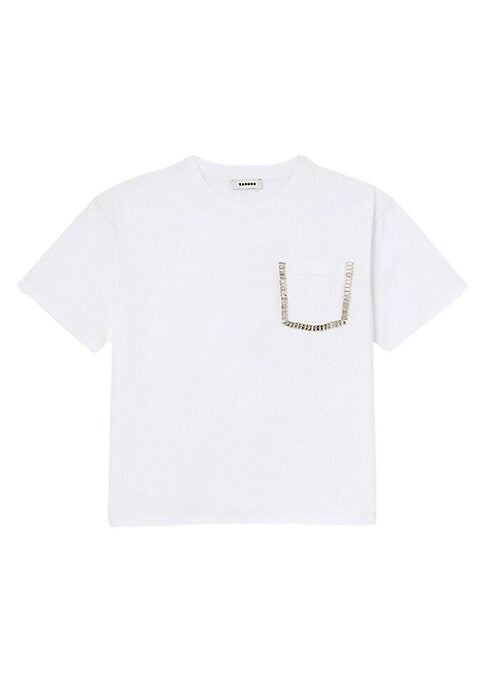 Rhinestone Embellished Tee