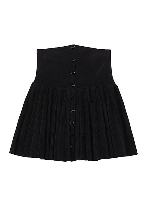 Corset Flare Mini Skirt