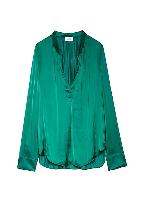Luxe Satin Relaxed Top