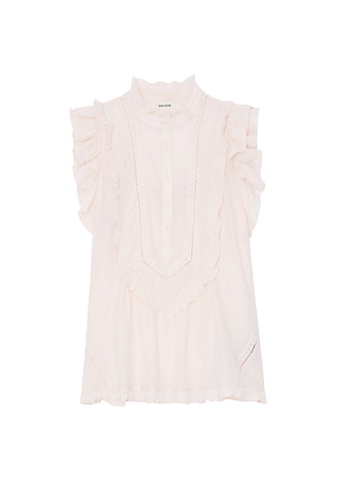 Ruffled Flutter Top