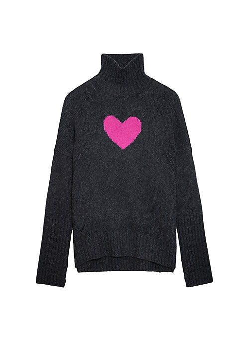 Heartfelt Wool Turtleneck Sweater