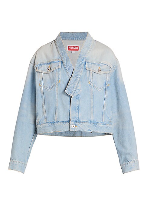 Chic Cropped Denim Jacket