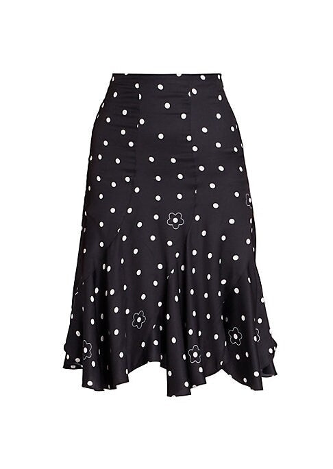 Floral Hem Skirt