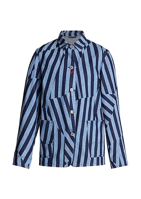 Playful Denim Work Jacket