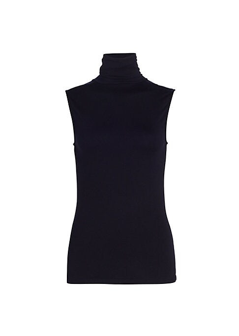 Silken Turtleneck Tank