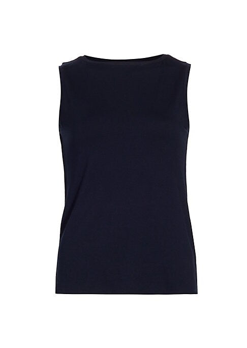 Chic Boatneck Sleeveless Top
