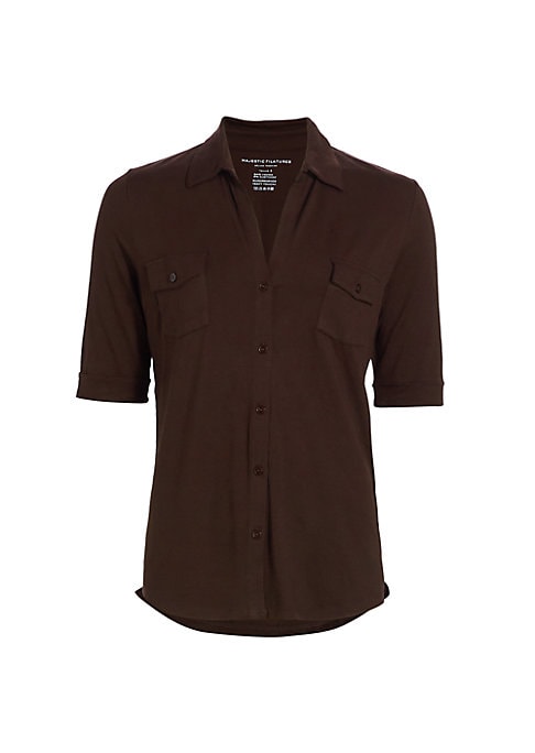 Chic Elbow Pocket Top