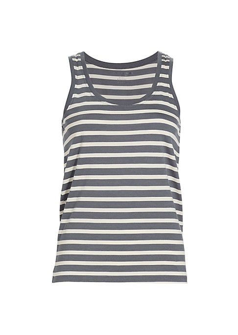 Sleek Striped Sleeveless Top