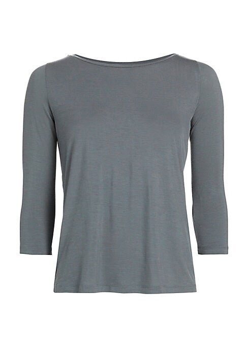 Cozy Jersey Three-Quarter Tee