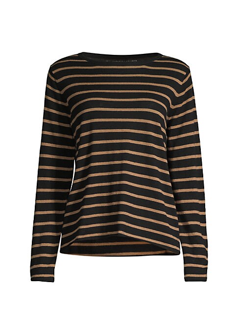 Chic Striped Cashmere Knit