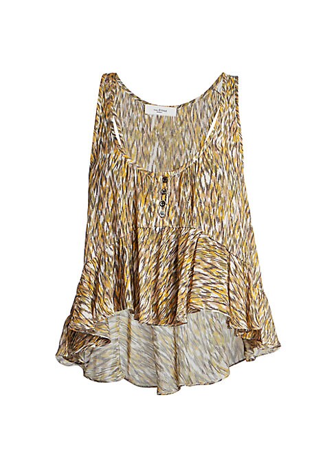 Flounce Hem Tank Top