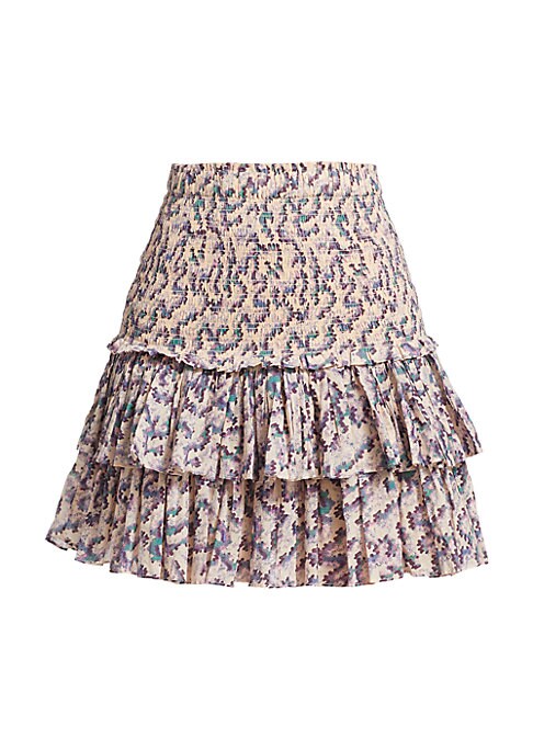 Ruffled High-Waist Skirt