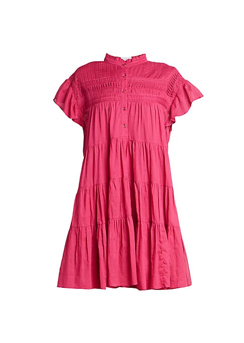 Vibrant Ruffled Dress