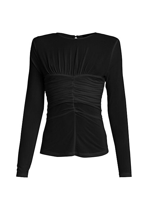 Ruched Long Sleeve Top