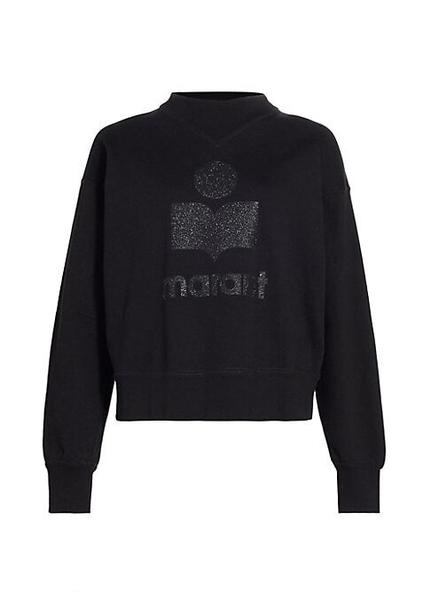 Glittered Cotton Sweatshirt
