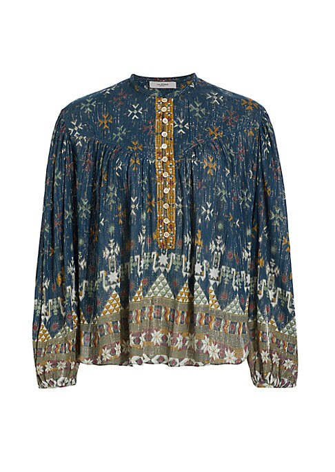 Folkloric Cotton Blouse