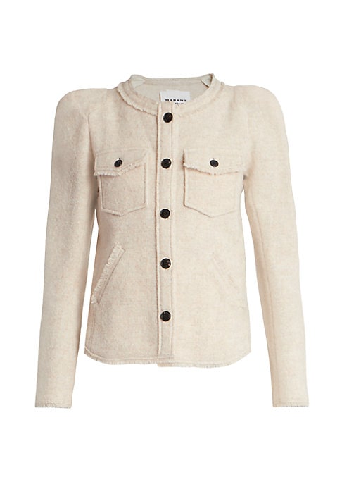 Chic Wool Blend Overshirt