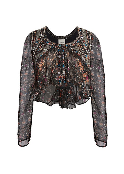 Boho Chic Silk Top