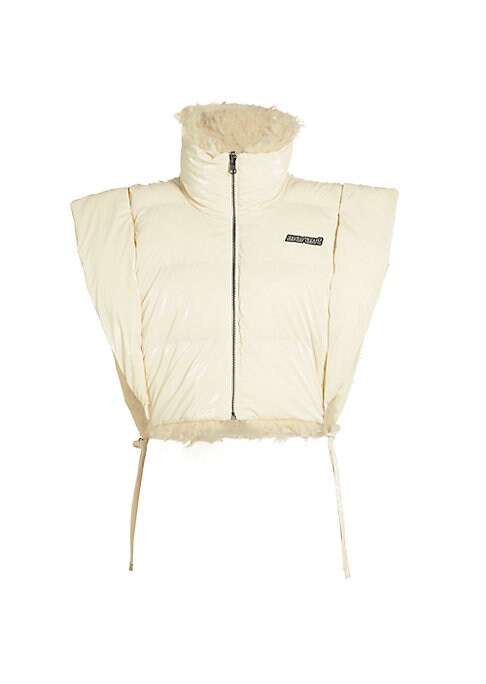 Cropped Puffer Vest