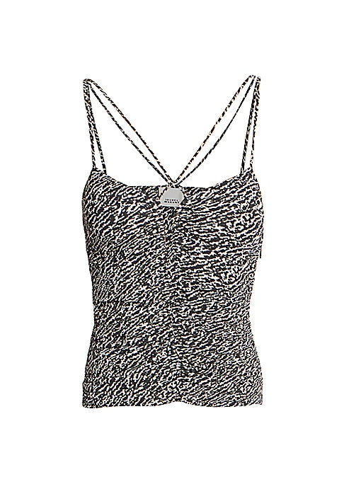 Ruched V-Neck Tank