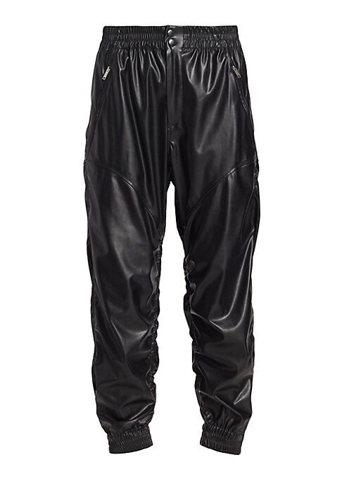 Edgy Faux Leather Pants