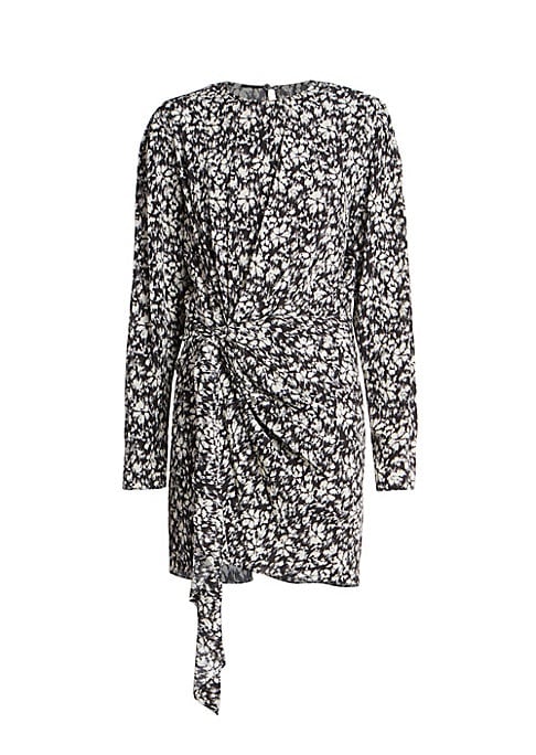 Floral Knot Mini Dress
